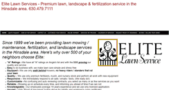 Desktop Screenshot of elitelawnservice.com